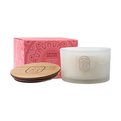 DISTILLERY Soy candle - crystal healing - blood orange & goji